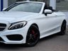USED 2018 18 MERCEDES-BENZ C-CLASS 2.1 C250D AMG LINE (PREMIUM PLUS) SAT NAV CAMERA BURMESTER VENT SEATS CABRIOLET 2DR DIESEL G-TRONIC+ EURO 6 (S/S) (204 PS) SAT NAV~CAMERA~BURMESTER SURROUND