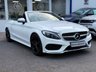 USED 2018 18 MERCEDES-BENZ C-CLASS 2.1 C250D AMG LINE (PREMIUM PLUS) SAT NAV CAMERA BURMESTER VENT SEATS CABRIOLET 2DR DIESEL G-TRONIC+ EURO 6 (S/S) (204 PS) SAT NAV~CAMERA~BURMESTER SURROUND