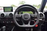 USED 2019 S AUDI S3 2.0 TFSI Black Edition Sportback 5dr Petrol S Tronic quattro Euro 6 (s/s) (300 ps) TECH PACK / B&O / BLACK ED
