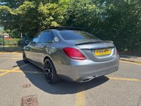 USED 2018 18 MERCEDES-BENZ C-CLASS 2.0 C350e 6.4kWh Sport (Premium Plus) Saloon 4dr Petrol Plug-in Hybrid G-Tronic+ Euro 6 (s/s) (293 ps) Panoramic Sunroof, 19 Inch Wheels