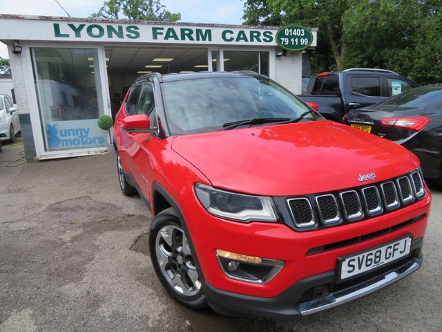 2018 68 Jeep Compass 1.4T MultiAirII Limited SUV 5dr Petrol Manual Euro 6 (s/s) (140 ps)