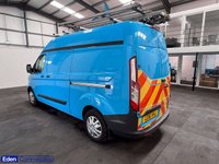 USED 2016 16 FORD TRANSIT CUSTOM 2.0 TDCi 340 Panel Van 5dr Diesel Manual L2 H2 (179 g/km, 128 bhp) EX BRITISH GAS + AIR CON