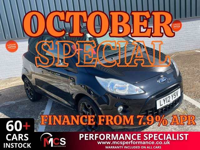 2012 12 FORD KA 1.2 Grand Prix II Hatchback 3dr Petrol Manual Euro 5 (s/s) (69 ps) *OCTOBER SPECIAL - 7.9% APR*