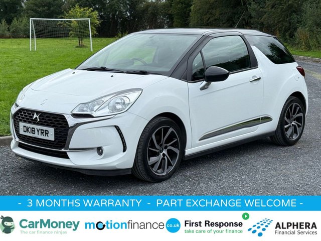 2018 18 DS Automobiles DS 3 1.6 BlueHDi Connected Chic Hatchback 3dr Diesel Manual Euro 6 (s/s) (100 ps)