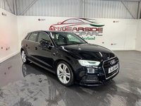 USED 2018 68 AUDI A3 1.5 TFSI CoD 35 S line Sportback 5dr Petrol Manual Euro 6 (s/s) (150 ps) 2 keys, FSH, NAV, climate, cruise