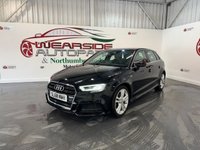 USED 2018 68 AUDI A3 1.5 TFSI CoD 35 S line Sportback 5dr Petrol Manual Euro 6 (s/s) (150 ps) 2 keys, FSH, NAV, climate, cruise