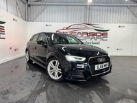 USED 2018 68 AUDI A3 1.5 TFSI CoD 35 S line Sportback 5dr Petrol Manual Euro 6 (s/s) (150 ps) 2 keys, FSH, NAV, climate, cruise