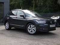 USED 2021 21 VOLKSWAGEN TIGUAN 1.5 TSI Life 5d DSG 150 S/S SAT NAV, WIRELESS APP CONNECT FOR APPLE CARPLAY / ANDROID AUTO, LANE ASSIST, ADAPTIVE CRUISE CONTROL & SPEED LIMITER, DAB RADIO, BLUETOOTH, FRONT & REAR PARKING SENSORS, AUTO LIGHTS & WIPERS, AUTO HOLD, ELECTRIC HEATED DOOR MIRRORS, 18 INCH ALLOYS, BLACK ROOF RAILS, LEATHER TIPTRONIC FLAT BOTTOM MULTIFUNCTION STEERING WHEEL, 3  ZONE CLIMATE CONTROL A/C, ILLUMINATING VANITY MIRRORS, CLOTH INTERIOR, FRONT & REAR ARM RESTS, DSG AUTOMATIC GEARBOX, START STOP TECHNOLOGY, 1 OWNER, SERVICE HISTORY