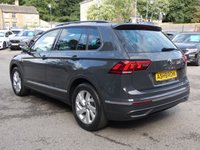 USED 2021 21 VOLKSWAGEN TIGUAN 1.5 TSI Life 5d DSG 150 S/S SAT NAV, WIRELESS APP CONNECT FOR APPLE CARPLAY / ANDROID AUTO, LANE ASSIST, ADAPTIVE CRUISE CONTROL & SPEED LIMITER, DAB RADIO, BLUETOOTH, FRONT & REAR PARKING SENSORS, AUTO LIGHTS & WIPERS, AUTO HOLD, ELECTRIC HEATED DOOR MIRRORS, 18 INCH ALLOYS, BLACK ROOF RAILS, LEATHER TIPTRONIC FLAT BOTTOM MULTIFUNCTION STEERING WHEEL, 3  ZONE CLIMATE CONTROL A/C, ILLUMINATING VANITY MIRRORS, CLOTH INTERIOR, FRONT & REAR ARM RESTS, DSG AUTOMATIC GEARBOX, START STOP TECHNOLOGY, 1 OWNER, SERVICE HISTORY