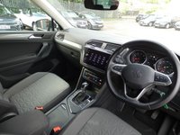 USED 2021 21 VOLKSWAGEN TIGUAN 1.5 TSI Life 5d DSG 150 S/S SAT NAV, WIRELESS APP CONNECT FOR APPLE CARPLAY / ANDROID AUTO, LANE ASSIST, ADAPTIVE CRUISE CONTROL & SPEED LIMITER, DAB RADIO, BLUETOOTH, FRONT & REAR PARKING SENSORS, AUTO LIGHTS & WIPERS, AUTO HOLD, ELECTRIC HEATED DOOR MIRRORS, 18 INCH ALLOYS, BLACK ROOF RAILS, LEATHER TIPTRONIC FLAT BOTTOM MULTIFUNCTION STEERING WHEEL, 3  ZONE CLIMATE CONTROL A/C, ILLUMINATING VANITY MIRRORS, CLOTH INTERIOR, FRONT & REAR ARM RESTS, DSG AUTOMATIC GEARBOX, START STOP TECHNOLOGY, 1 OWNER, SERVICE HISTORY