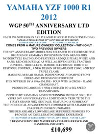 USED 2012 YAMAHA YZF 1000 R1 WGP 50th Anniversary Limited Edition Superb Limited Edition R1