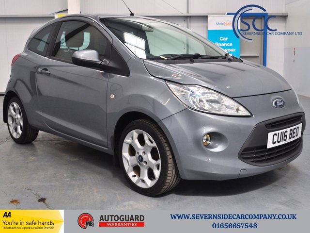 2016 16 Ford Ka 1.2 Zetec Hatchback 3dr Petrol Manual Euro 5 (s/s) (69 ps)