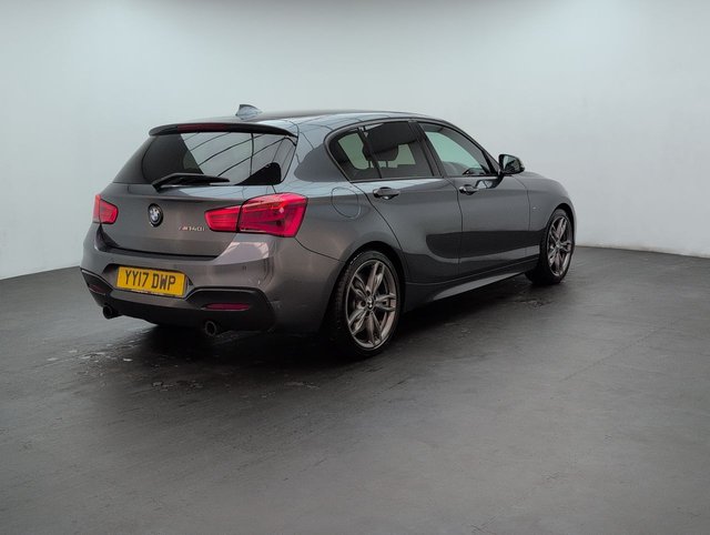 USED 2017 17 BMW 1 Series 3.0 M140i Hatchback 5dr Petrol Auto Euro 6 (s/S) (340 Ps) Mineral Grey + 18in Alloy Wheels