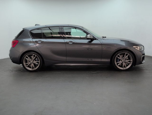 USED 2017 17 BMW 1 Series 3.0 M140i Hatchback 5dr Petrol Auto Euro 6 (s/S) (340 Ps) Mineral Grey + 18in Alloy Wheels