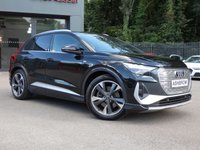 USED 2022 71 AUDI Q4 E-TRON 40 150 kW S Line 5d Electric Auto 82kWh (204 ps) [COMFORT & SOUND PACK] &pound;4115 OF OPTIONAL EXTRAS, UPGRADES ARE DINAMICA SPORT SEATS LEATHER FLAT TOP & BOTTOM MFSW SHIFT PADDLES FOR RECUPERATION COMFORT & SOUND PACKAGE INC REVERSING CAMERA AUDI PARKING SYSTEM PLUS PARK ASSIST PLUS ADAPTIVE CRUISE CONTROL WITH SPEED LIMITER SONOS PREMIUM SOUND SYSTEM ASSISTANCE PACK PLUS & 20 INCH ALLOYS, SAT NAV, HEATED SEATS, WIRELESS APPLE CARPLAY / ANDROID AUTO, LANE ASSIST, DAB, BLUETOOTH, ELECTRIC TAILGATE, POWER FOLDING MIRRORS, VIRTUAL COCKPIT, 1 OWNER, GOOD SERVICE HISTORY