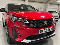 USED 2022 22 PEUGEOT 3008 1.5 BlueHDi GT Premium SUV 5dr Diesel EAT Euro 6 (s/s) (130 ps) CARPLAY+360&ordm;CAM+19'S+SATNAV