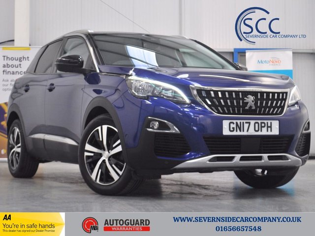 2017 17 Peugeot 3008 1.2 PureTech Allure SUV 5dr Petrol Manual Euro 6 (s/s) (130 ps)