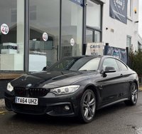 USED 2015 64 BMW 4 SERIES 3.0 430d M Sport Coupe 2dr Diesel Auto xDrive Euro 6 (s/s) (258 ps) THIS CAR COMES WITH 6 MONTHS WARRANTY , BREAKDOWN COVER & RECOVERY+ PERFECT EXAMPLE OF ALL WHEEL DRIVE+ FULL LEATHER TRIM+ FRONT HEATED SEATS+ HARMON KARDON LOGIC 7 SURROUND SOUND SYSTEM+ BLUETOOTH PHONE+ AUDIO CONNECTIVITY+ USB CONNECTIVITY+ AUX CONNECTION+ DAB RADIO+ FRONT AND REAR PARKING SENSORS+ PADDLE SHIFTERS+ 19 INCH ALLOY WHEELS