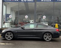 USED 2015 64 BMW 4 SERIES 3.0 430d M Sport Coupe 2dr Diesel Auto xDrive Euro 6 (s/s) (258 ps) THIS CAR COMES WITH 6 MONTHS WARRANTY , BREAKDOWN COVER & RECOVERY+ PERFECT EXAMPLE OF ALL WHEEL DRIVE+ FULL LEATHER TRIM+ FRONT HEATED SEATS+ HARMON KARDON LOGIC 7 SURROUND SOUND SYSTEM+ BLUETOOTH PHONE+ AUDIO CONNECTIVITY+ USB CONNECTIVITY+ AUX CONNECTION+ DAB RADIO+ FRONT AND REAR PARKING SENSORS+ PADDLE SHIFTERS+ 19 INCH ALLOY WHEELS