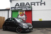 USED 2018 18 ABARTH 595C 1.4 T-Jet Competizione Cabrio 2dr Petrol Manual Euro 6 (180 bhp) APPLE CAR PLAY--ANDROID AUTO--SAT-NAV