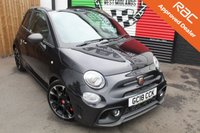 USED 2018 18 ABARTH 595C 1.4 T-Jet Competizione Cabrio 2dr Petrol Manual Euro 6 (180 bhp) APPLE CAR PLAY--ANDROID AUTO--SAT-NAV