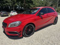 USED 2014 64 MERCEDES-BENZ A-CLASS 2.0 A45 AMG Hatchback 5dr Petrol SpdS DCT 4MATIC Euro 6 (s/s) (360 ps) AERO PACK BECKER PILOT RPC DAB