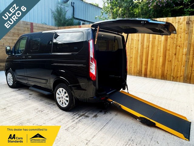 View our Ford Tourneo Custom Drive From Wheelchair Accessible Disabled Access Vehicle WAV
