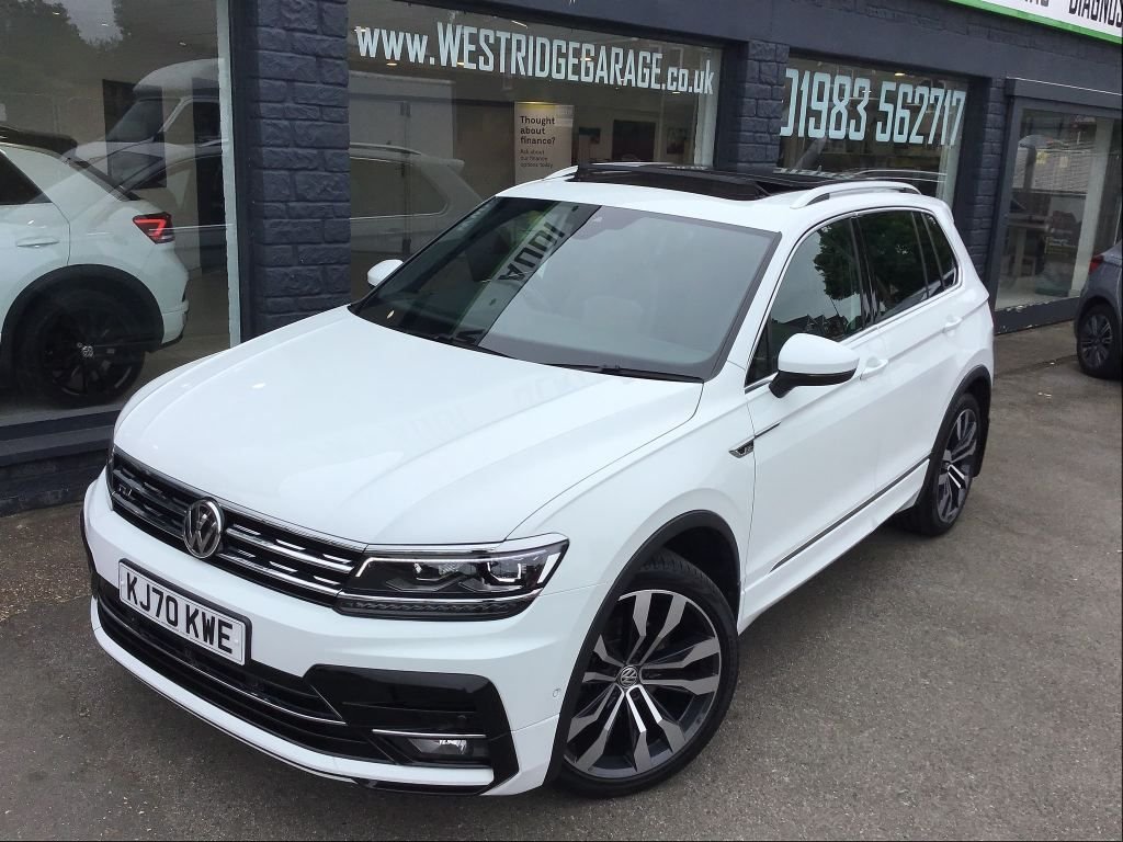 USED 2020 70 VOLKSWAGEN TIGUAN 2.0 TDI R-Line Tech SUV 5dr Diesel DSG 4Motion Euro 6 (s/s) (150 ps) PEACE OF MIND MOTORING 6 MONTHS WARRANTY