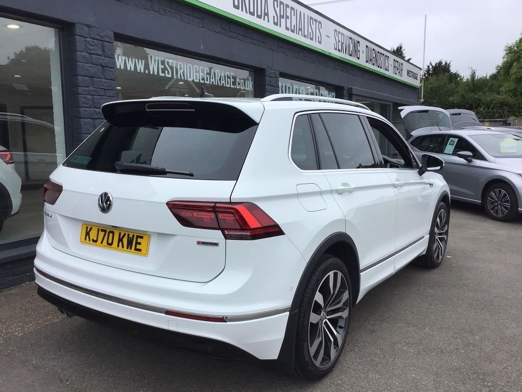 USED 2020 70 VOLKSWAGEN TIGUAN 2.0 TDI R-Line Tech SUV 5dr Diesel DSG 4Motion Euro 6 (s/s) (150 ps) PEACE OF MIND MOTORING 6 MONTHS WARRANTY