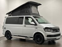 USED 2017 17 VOLKSWAGEN TRANSPORTER 2.0 TDI T28 BlueMotion Tech Trendline Camper Van 5dr Diesel Manual FWD SWB Euro 6 (s/s) (102 ps) Side Awning ,Pop up roof,4 Leather Belted Seats, Air Conditioning