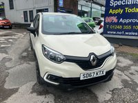 USED 2017 67 RENAULT CAPTUR 2017/67 0.9 TCe ENERGY Dynamique Nav SUV 5dr Petrol Manual Euro 6 (s/s) (90 ps), 2 Owners from new, Only 61000 Miles 