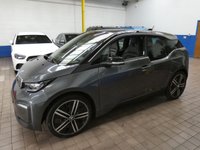 USED 2019 19 BMW I3 33kWh Hatchback 5dr Petrol Plug-in Hybrid Auto Euro 6 (s/s) (Range Extender) (170 ps) SAT NAV HEATED LEATHER INTERIOR HARMAN KARDON SOUND CRUISE CONTROL REAR VIEW CAMERA PARKING SENSORS BMW SERVICE HISTORY WARRANTY