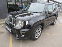 USED 2018 18 JEEP RENEGADE 1.6 MultiJetII Limited SUV 5dr Diesel Manual Euro 6 (s/s) (120 ps) ** EXTENDED WARRANTIES AVAILABLE **