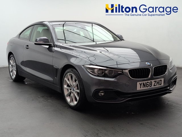 USED 2018 68 BMW 4 Series 2.0 420i Gpf Sport Coupe 2dr Petrol Auto Xdrive Euro 6 (s/S) (184 Ps) Cruise Control+front Sport Seats