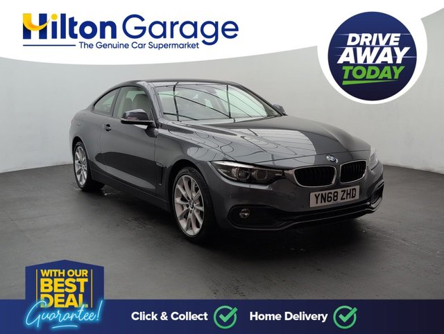 USED 2018 68 BMW 4 Series 2.0 420i Gpf Sport Coupe 2dr Petrol Auto Xdrive Euro 6 (s/S) (184 Ps) Cruise Control+front Sport Seats
