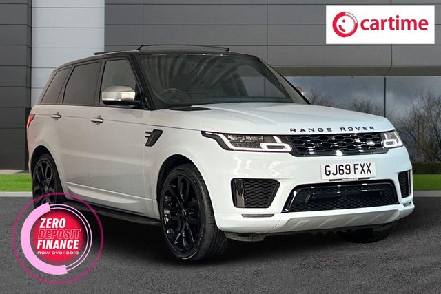 View our Land Rover Range Rover Sport 5.0 P525 V8 GPF Autobiography Dynamic SUV 5dr Petrol Auto 4WD Euro 6 (s/s) (525 ps) Touchscreen, Reverse Camera, Heated Seats, Apple CarPlay / Android Auto, Adaptive Cruise Control