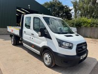 USED 2021 21 FORD TRANSIT 2.0 350 EcoBlue Leader RWD L3 Euro 6 (s/s) 4dr 1 YERAS MOT, VERY CLEAN TIPPER