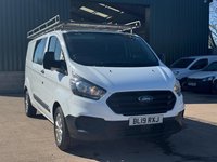 USED 2019 19 FORD TRANSIT CUSTOM 2.0 320 EcoBlue Crew Van L2 H1 Euro 6 5dr (6 Seat) FACTORY SIX SEAT CREW, AIR CON