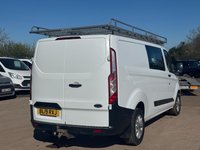 USED 2019 19 FORD TRANSIT CUSTOM 2.0 320 EcoBlue Crew Van L2 H1 Euro 6 5dr (6 Seat) FACTORY SIX SEAT CREW, AIR CON