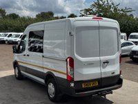 USED 2018 68 FORD TRANSIT 2.0 350 EcoBlue RWD L2 H2 Euro 6 5dr 6 SEAT WINDOW CREW VAN, 170PS