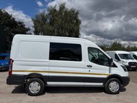 USED 2018 68 FORD TRANSIT 2.0 350 EcoBlue RWD L2 H2 Euro 6 5dr 6 SEAT WINDOW CREW VAN, 170PS