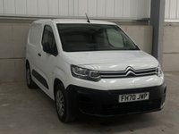 USED 2020 70 CITROEN BERLINGO 1.5 BLUEHDI 100PS 1000 ENTERPRISE SWB L1 - NO VAT 1 YEARS MOT, TOP SPEC, CLEAN