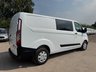 USED 2018 68 FORD TRANSIT CUSTOM 2.0 300 EcoBlue Crew Van L2 H1 Euro 6 5dr (6 Seat) FACTORY SIX SEAT CREW, L2 LWB