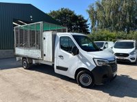 USED 2021 71 RENAULT MASTER 2.3 dCi 35 Business FWD LWB Euro 6 2dr STUNNING BIG SPEC CAGED TIPPER