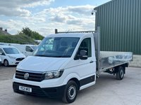 USED 2021 21 VOLKSWAGEN CRAFTER 2.0 TDI CR35 Startline Flat Frame Chassis Cab FWD LWB Euro 6 (s/s) 2dr (Flat Frame) FSH, 1 YEAR MOT, 2 KEYS, CLEAN