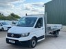 USED 2021 21 VOLKSWAGEN CRAFTER 2.0 TDI CR35 Startline Flat Frame Chassis Cab FWD LWB Euro 6 (s/s) 2dr (Flat Frame) FSH, 1 YEAR MOT, 2 KEYS, CLEAN