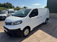 USED 2022 22 TOYOTA PROACE 2.0D Active Long Panel Van LWB Euro 6 (s/s) 6dr INCREDIBLE LOW MILES, BIG SPEC