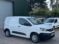 USED 2022 71 PEUGEOT PARTNER 1.5 BlueHDi 1000 Professional Premium Standard Panel Van SWB Euro 6 5dr 1 OWNER, 1 YEARS MOT, TOP SPEC