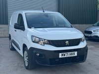 USED 2022 71 PEUGEOT PARTNER 1.5 BlueHDi 1000 Professional Premium Standard Panel Van SWB Euro 6 5dr 1 OWNER, 1 YEARS MOT, TOP SPEC