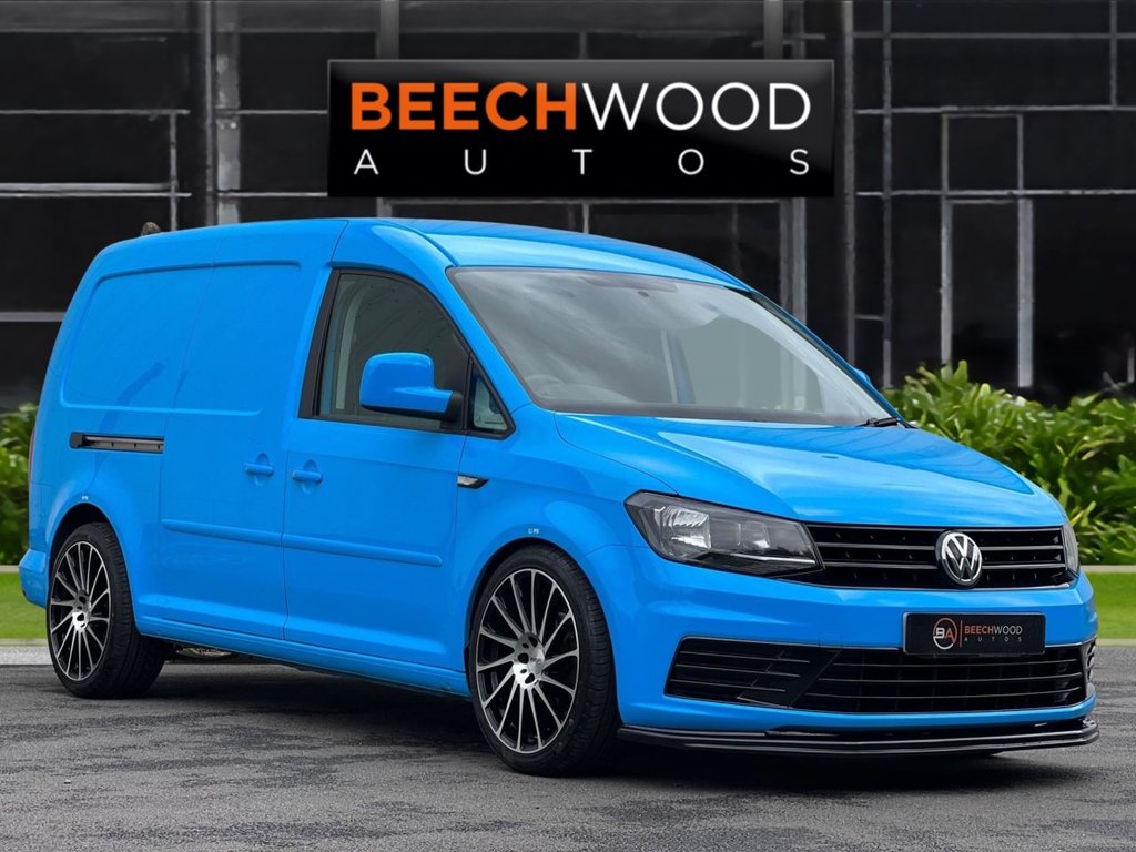 USED 2015 15 VOLKSWAGEN CADDY MAXI 1.6 TDI C20 CR BEECHWOOD CUSTOM Panel Van 6dr Diesel Manual LWB Euro 5 (102 ps) *BRAND NEW 19" WHEELS & TYRES*